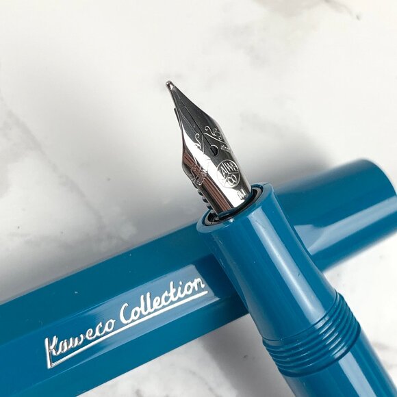 Kaweco Collection Sport Fountain Pen, Cyan - M (Medium Nib) - Picture 3 of 5